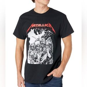 Metallica The Four Horseman Black & Red Tee Men’s Large